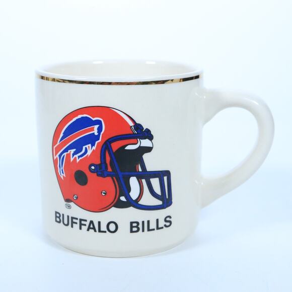 Other - Vintage 1988 Buffalo Bills AFC Championship Player Mug Coffee Mug Gold Rimmed